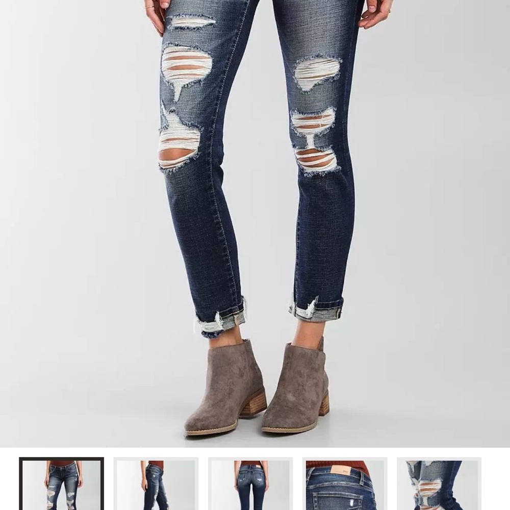 BKE Distressed Blue Jeans